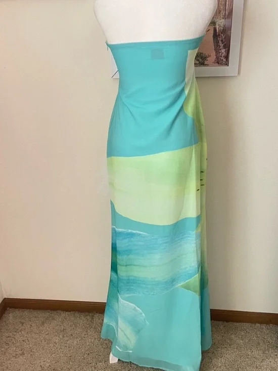 Peppermayo Darcy Maxi Dress in Turquoise Floral US 4 - Picture 9 of 10